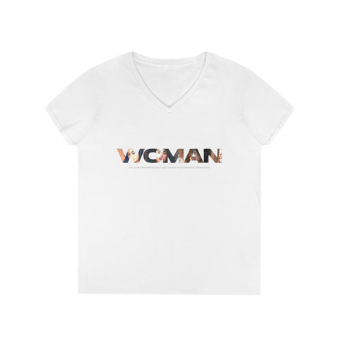 WOMAN Release Commemorative - Ladies' V-Neck T-Shirt