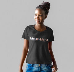 WOMAN Release Commemorative - Ladies' V-Neck T-Shirt