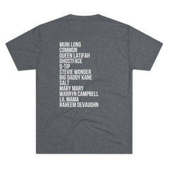 1-of-1 Album Artists Commemorative Unisex Tri-Blend Crew Tee