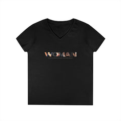 WOMAN Release Commemorative - Ladies' V-Neck T-Shirt