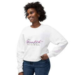 The W.E.A.L.T.H. Festival Unisex Lightweight Crewneck Sweatshirt