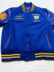 The Blue and Gold Sigma Gamma Rho MC Lyte Centennial Limited Edition Scholarship Jacket